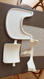 Stokke peuterset & tafelblad wit & harnas, Kinderen en Baby's, Kinderstoelen, Ophalen of Verzenden, Zo goed als nieuw, Meegroeistoel
