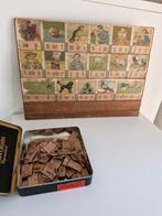 Aap noot mies plankje met veel letters., Ophalen