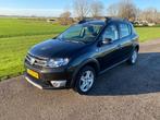 Dacia Sandero 0.9 TCe Stepway Lauréate Airco/80dkm/navigati, Auto's, Voorwielaandrijving, Stof, Zwart, Bedrijf