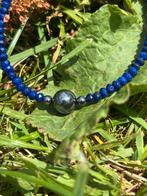 Lapis Lazuli Facet Hematiet Edelsteenketting Zelfgemaakt, Verstelbaar, Blauw, Nieuw, Ophalen of Verzenden