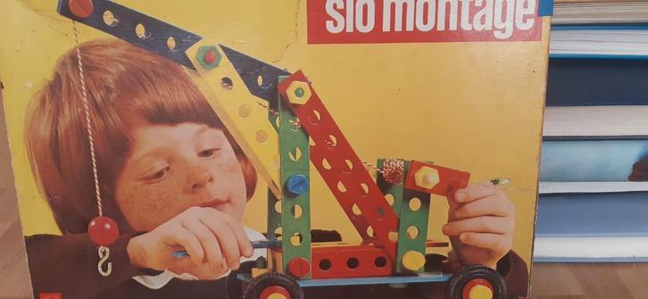 Sio montage, bouwdoos nr 165 uit de jaren 70, Kinderen en Baby's, Speelgoed | Bouwstenen, Gebruikt, Overige merken, Ophalen of Verzenden