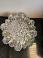 Vintage plafonnière xl 30cm midcenutry plafondlamp, Ophalen of Verzenden, Zo goed als nieuw, Glas, Midcentry jaren 60/70