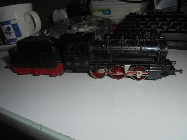 Fleischmann lok met thender ho,1304, Hobby en Vrije tijd, Modeltreinen | H0, Gebruikt, Locomotief, Gelijkstroom, Fleischmann, Analoog