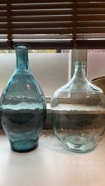 2 grote vazen, Huis en Inrichting, Woonaccessoires | Vazen, Overige kleuren, Ophalen of Verzenden, Minder dan 50 cm, Glas
