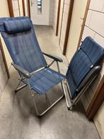 2 Human Nature campingstoelen - Zo goed als nieuw!, Tuin en Terras, Ligbedden, Ophalen, Zo goed als nieuw, Aluminium, Inklapbaar