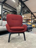 Showmodel Rolf Benz 594 Fauteuil Stof Design stoel Rood, Nieuw, 75 tot 100 cm, Ophalen of Verzenden, Stof