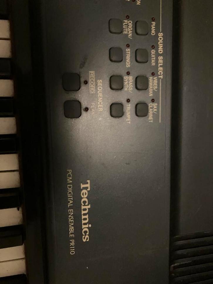 Technics PCM Digital Ensemble PR110, Muziek en Instrumenten, Piano's, Gebruikt, Piano, Zwart, Digitaal, Ophalen