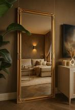 Prachtige grote spiegel met goudbronze lijst, Huis en Inrichting, Woonaccessoires | Spiegels, Ophalen of Verzenden, Zo goed als nieuw