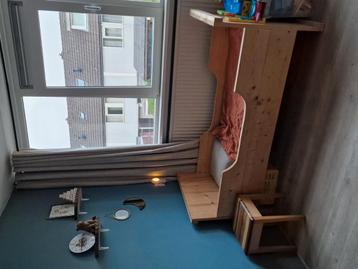 Peuterbed 140x70 steigerhout incl matras