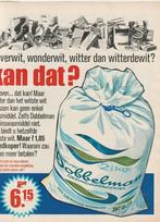 Retro reclame 1968 Dobbelman wasmiddel wonderwit toverwit, Verzamelen, Verzenden, Overige typen