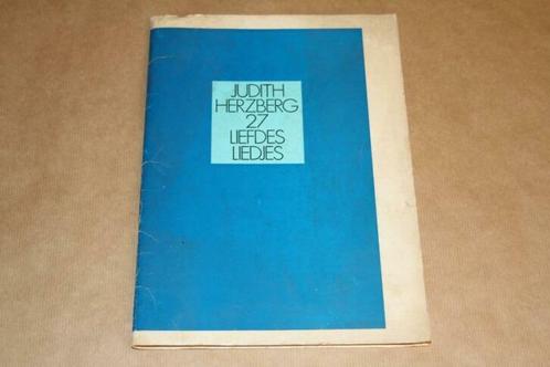 27 Liefdesliedjes - Judith Herzberg - Speciale uitgave 1972, Boeken, Literatuur, Gelezen, Nederland, Ophalen of Verzenden