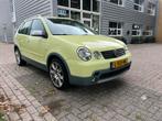 Volkswagen Polo Fun Cross 1.4 2005 Groen Dakraam Elek. Ramen, Bedrijf, Geïmporteerd, 85 pk, 1390 cc
