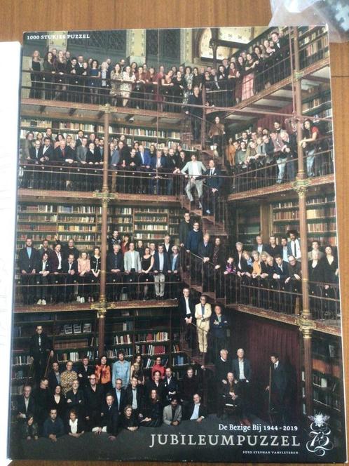 De Bezige Bij Jublileum puzzel 2019, 75 jaar nieuw. 1000 st, Hobby en Vrije tijd, Denksport en Puzzels, Nieuw, Legpuzzel, 500 t/m 1500 stukjes