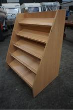Verkoopstelling houten bak boekenrek, boekenkast, folderkast, Huis en Inrichting, Kasten | Boekenkasten