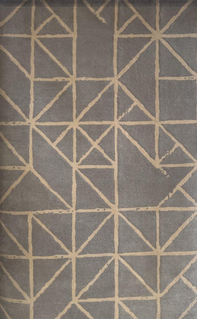 Vloerkleed Claire Gaudion Guernsey Grey | 170x240 cm, Huis en Inrichting, Stoffering | Tapijten en Kleden, Nieuw, 150 tot 200 cm