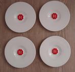 4 nwe originele Douwe Egberts schotels servies koffie mokken, Nieuw, Ophalen of Verzenden, Overige stijlen, Kop(pen) en/of Schotel(s)