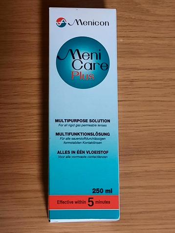Menicare Plus lenzenvloeistof voor harde contactlenzen beschikbaar voor biedingen