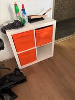 Ikea vakkenkast met 4 bakken - goede staat, Ophalen, Met plank(en), Kunststof, 50 tot 100 cm