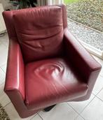 Leolux draaifauteuil Paian, Huis en Inrichting, Ophalen, Minder dan 75 cm, Leer, Modern