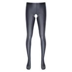 Donkergrijze heren chaps legging heren dames strakke broek, Verzenden, Nieuw, Grijs