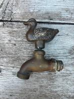 Antieke Messing Kraan met Eendenkop, Antiek en Kunst, Ophalen of Verzenden, Koper