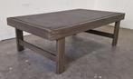Leistenen salontafel uit de jaren 70, Ophalen, Gebruikt, 100 tot 150 cm, Onbekend