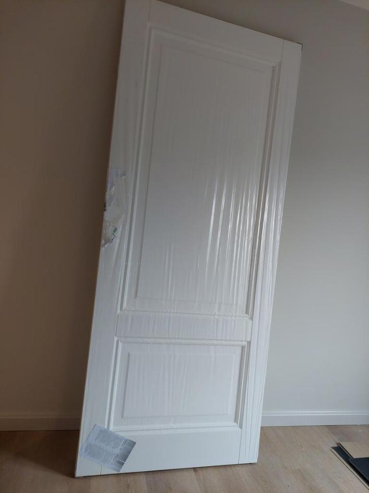5x Hardhouten witte binnendeuren 880mm (B) X 2115mm (H), Doe-het-zelf en Verbouw, Deuren en Horren, Nieuw, Binnendeur, 200 tot 215 cm