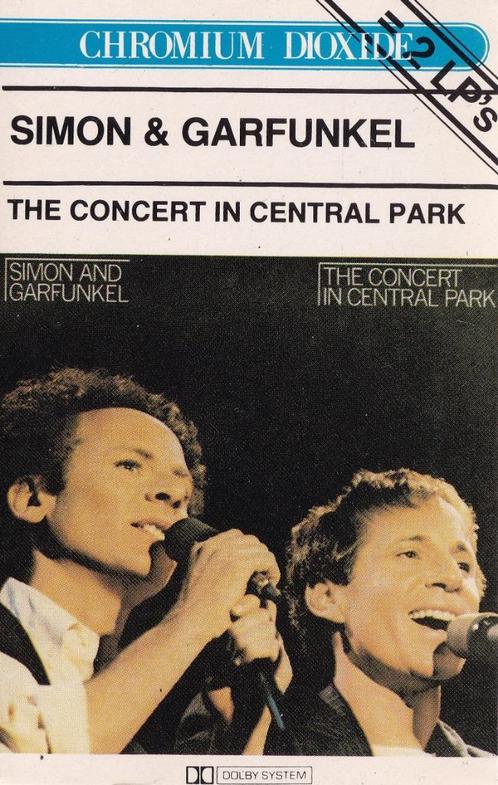 Cassettebandje Simon & Garfunkel The Concert In Central Park, Cd's en Dvd's, Cassettebandjes, Zo goed als nieuw, Origineel, Pop