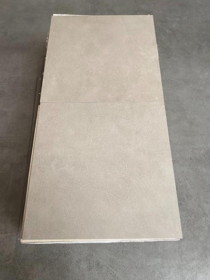Restpartij tegels 60 x 60 cm beige / grijs uitverkoop karman, Doe-het-zelf en Verbouw, Tegels, Nieuw, Vloertegels, Keramiek, 60 cm of meer