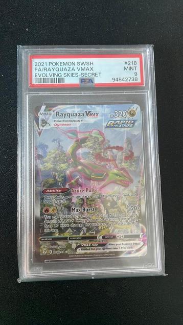 Rayquaza vmax #218 beschikbaar voor biedingen