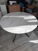 Ronde eettafel, Huis en Inrichting, Tafels | Eettafels, Ophalen, 100 tot 150 cm, Rond, Vijf personen of meer