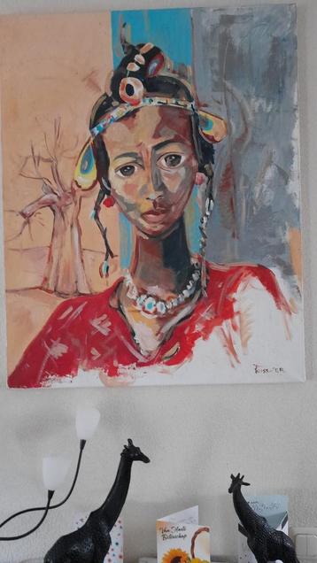 Te koop olieverf schilderij beschikbaar voor biedingen