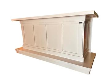 AANBIEDING!/Huisbar/ Balie/ Witte bar 250 cm / Bar beschikbaar voor biedingen