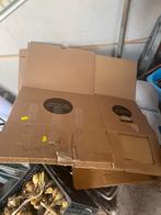 4 Gebruikte Verhuisdozen, Ophalen, 40 tot 60 cm, Opvouwbaar, 50 tot 75 cm