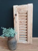 Houten Louvre luikje 51 x 25 cm, Ophalen of Verzenden, Zo goed als nieuw