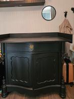 Biedermeier zwarte commode met brede verschoonplaat, Ophalen, 50 tot 70 cm, 100 cm of meer, Zo goed als nieuw