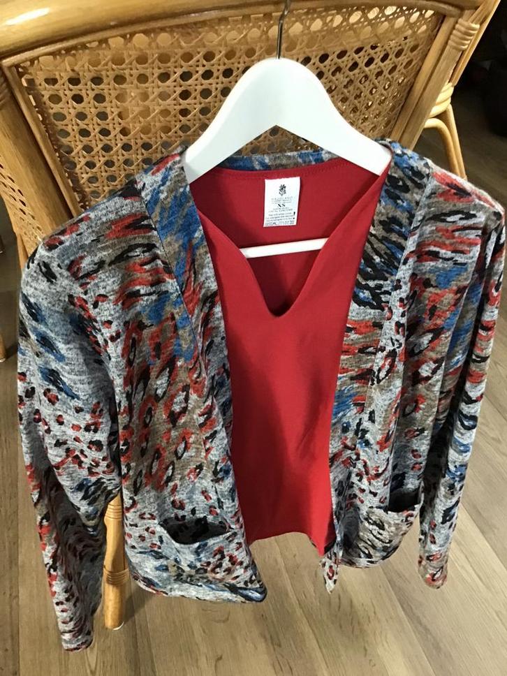 HAUGLAND!DeenseTop 34& Kleurrijk Vestje Kwaliteit! Sámen:, Kleding | Dames, Dames-kledingpakketten, Zo goed als nieuw, Maat 34 (XS) of kleiner