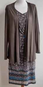 Mayerline kaki jurk en vestje mt. M/L, Kleding | Dames, Jurken, Maat 38/40 (M), Mayerline, Ophalen of Verzenden, Zo goed als nieuw