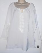 Wit tuniek maat 46, Ophalen of Verzenden, Zo goed als nieuw, Wit, Blouse of Tuniek