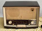Prachtige oude bakkeliet lampenradio philips  pr ophalen, Ophalen