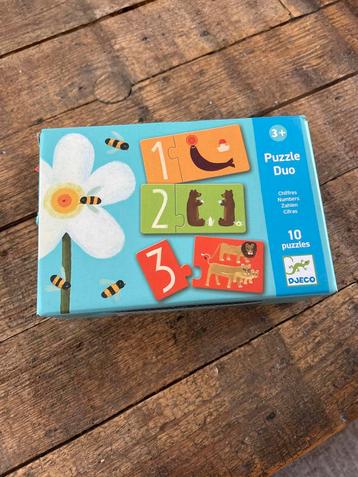 Leuke Djeco Puzzle Duo - Cijfers beschikbaar voor biedingen