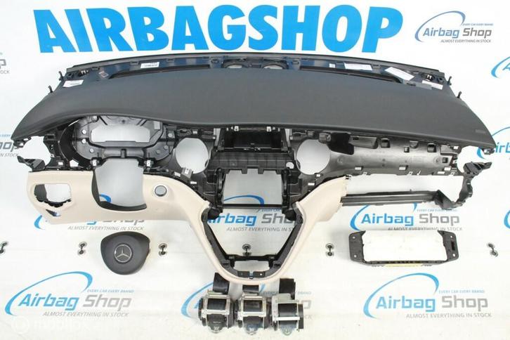 Airbag set - Dashboard zwart beige Mercedes V klasse V447, Auto-onderdelen, Dashboard en Schakelaars, Gebruikt, Ophalen of Verzenden