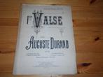 Aug durand - valses, Muziek en Instrumenten, Gebruikt, Accordeon, Ophalen of Verzenden, Artiest of Componist