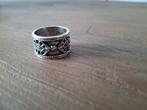 Zilver ring maat 17.3, Nieuw, Ophalen of Verzenden, 17 tot 18, Dame