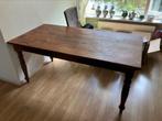 Houten eettafel, Ophalen, 50 tot 100 cm, Zo goed als nieuw, 150 tot 200 cm