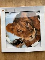 Schilderij wandcirkel glas kerstkado, Huis en Inrichting, Ophalen of Verzenden, Zo goed als nieuw