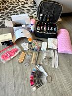 Groot pakket nagelstyliste 2 lampen, 29 kleuren, opbergtas, Ophalen of Verzenden, Zo goed als nieuw, Overige kleuren, Handen en Nagels