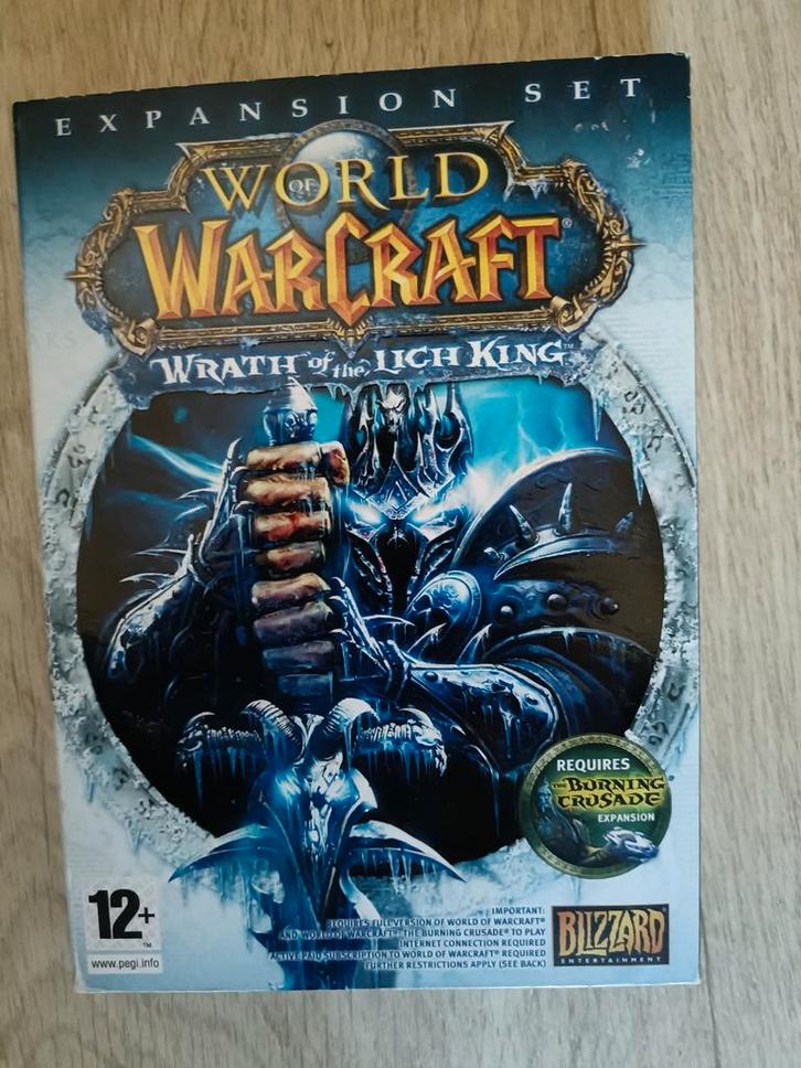 World of Warcraft: Wrath of the Lich King (PC/Mac), Spelcomputers en Games, Games | Pc, Gebruikt, Overige genres, 1 speler, Vanaf 12 jaar