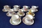 Engels Porselein – Bone China  – 8 originele kop en schotels, Ophalen