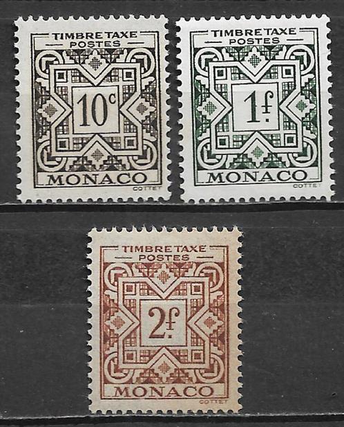 Monaco 1946 Belastingzegels postfris tax, Postzegels en Munten, Postzegels | Europa | Overig, Postfris, Monaco, Verzenden